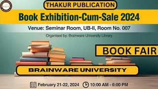 Thakur Publication's Participation in Brainware University Book Exhibition-cum-Sale | February 2024