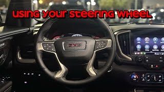 How to Use Your Steering Wheel on Your GMC Terrain