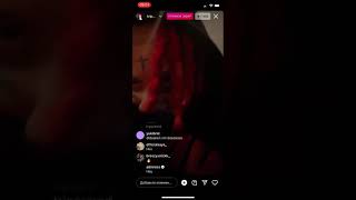 Trippie Redd Instagram live 11.23.21