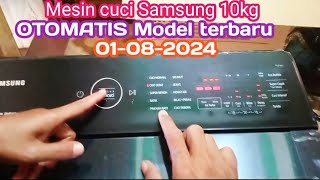 Review cara menggunakan mesin cuci Samsung otomatis 10 kg tipe Wa CG 4545BDSE