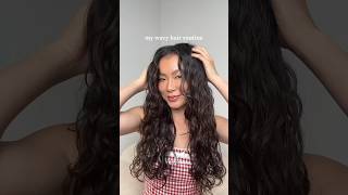 My wavy hair routine