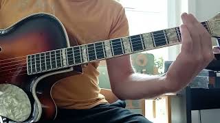 How To Play "FEEL GOOD INC." by GORILLAZ - Acoustic Archtop Guitar Lesson Tutorial