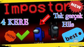 😲✔️AMONG US İMPOSTER OLMA HİLESİ TEK VE GERÇEK😲✔️ %💯 ( Among Us imposter and menu Hack)