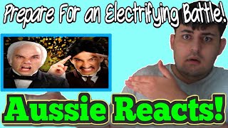 AUSSIE REACTS! Nikola Tesla vs Thomas Edison  Epic Rap Battles of History (ERB) #TeslavsEdison