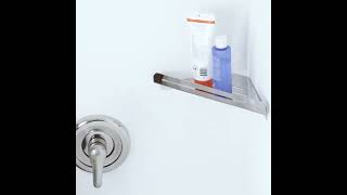 Floating Corner Shower Shelf