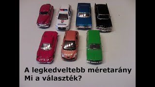 Milyen autókat vehetünk 1:43-as méretarányban? (HUN)