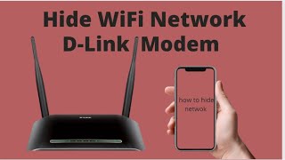 D Link WiFi Name Hide | How to Hide Wifi Network D-Link ADSL Modem