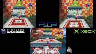 Sonic Heroes: Versions Comparison (GCN vs. PS2 vs. Xbox)