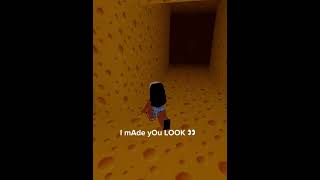 Me every time I play cheese escape 🧀 🫣😱 #roblox #funny #fypシ゚