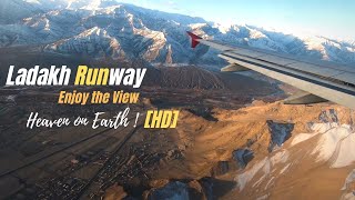 Leh, Ladakh | Scenic View of Himalayas| | High altitude Leh Runway | Air India [HD]