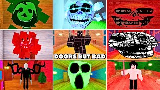 DOORS But Bad : The Backdoor + ROOMS + SUPER HARD MODE + Seek Chase - Full Walkthrough | ROBLOX