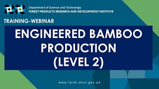 Training Webinar on Engineered Bamboo Production Level 2 Sept 28