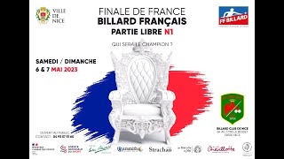 Billard - FINALE DE FRANCE LIBRE N1 - QUARTS DE FINALE