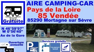 85 Aire camping car "Mortagne-sur-Sèvre"  Hello!camping-car