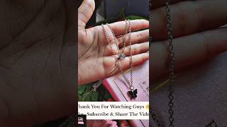 prao fashion jewellery| prao jewellery|Butterfly neck chain RS./-99| shorts| girls jewellery😍😍#grwm