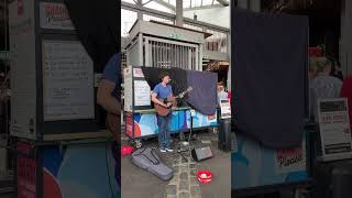 Busker at borough market