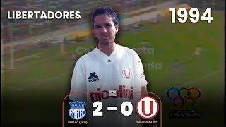 Emelec (ECU) 2-0 Universitario | Año 1994 | Resumen | Copa Libertadores⚽🎞