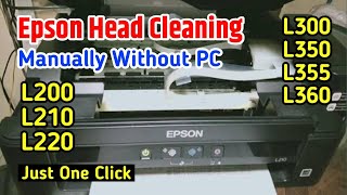 Epson Printer Head Cleaning | ESON L200. L210, L220, L300, L350, L360