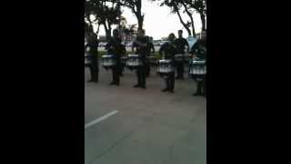 Blue Devils Drumline in the lot 2012 - Drum Feature @ DCI Houston