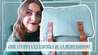 ¿QUÉ LLEVO EN MI MOCHILA DE LA UNIVERSIDAD? | Niloa Gray