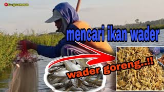 suasana nelayan saat mencari ikan wader di sungai | waduk gajah mungkur wonogiri jawa tengah