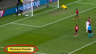 BBC Sport had 'Misstiano Penaldo' written on screen during Cristiano Ronaldo's penalty miss