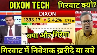 dixon technologies share latest news,dixon tech share target,dixon share fundamental analysis