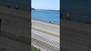 Cycling track river side Buffalo Niagrafalls #360newsmag #travel #cycling #cyclinglife #riverside