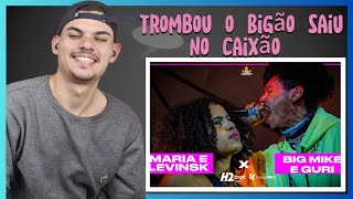 (FATALITY INSANO)BIG MIKE E GURI X LEVINSK E MARIA|PRIMEIRA FASE |387ª BATALHA DA ALDEIA|REACT