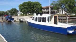 33 Eco-Trawler Driving on to Trailer