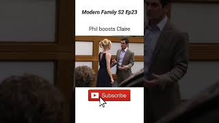 Phil boosts Claire #modernfamily #viral #shorts #youtubeshorts #claire #phil #Jay #gloria