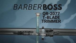 BarberBoss QR-2077 Beard & Hair Trimmer T-Blade – Precision Detail Trimmer