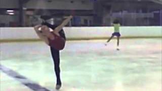 After release of her nerve   entrapment in the foot she resumed her ice skating career.