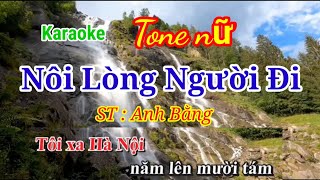 Nỗi Lòng Người Đi " Karaoke " Tone Nữ " Nhạc Sống " Karaoke Huyền JP