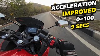 AFTER 1ST SERVICING: XMR 210 TOP SPEED & ACCELERATION TEST | AJR7 - [Moto mystique]