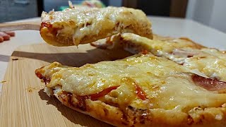 ПИЦЦА с ХРУСТОМ и ТЯНУЧИМ СЫРОМ / пицца в духовке