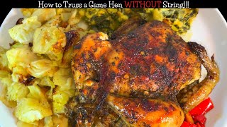 How to Roast Cornish Game Hen and Cabbage! #JerkCornishHen Tanny Cooks