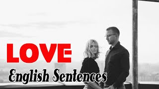 ❤️ LOVE SENTENCES IN ENGLISH ❤️ #americanenglish #englishlove #lovestatus #love #lovestory