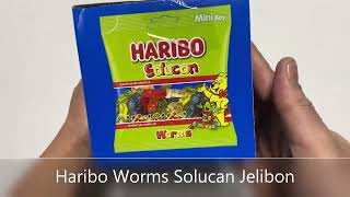 Haribo Worms Solucan Jelibon Karışık Meyveli Yumuşak Şekerleme 17 Gr x 24 Adet