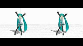 MMD 初音ミク 「True My Heart」 Sample (YouTube 3D Player Test)