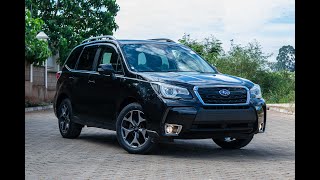 2017 SUBARU FORESTER BLACK  SUNROOF