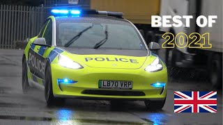 BEST OF POLICE 2021! - NEW TESLA, Unmarked cars responding & action!