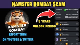 Hamster Kombat Scam | Hamster Kombat Airdrop Scam | Hamster kombat token airdrop 5 year vesting