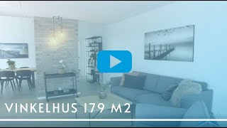 Virtuel rundvisning i (tidligere) udstillingshus - Vinkelhus 179 kvm