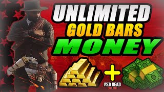 RED DEAD ONLINE HOW TO GET UNLIMITED GOLD BARS AND MONEY