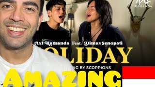 Rockin' Revelations: Reacting to Scorpions' 'Holiday' Cover by AXL Ramanda feat. Dimas Senopati