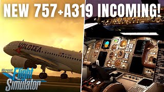 BRAND NEW BOEING 757 & AIRBUS A319 PREVIEWS! ► MICROSOFT FLIGHT SIMULATOR [2022] ► NEW AIRLINERS!