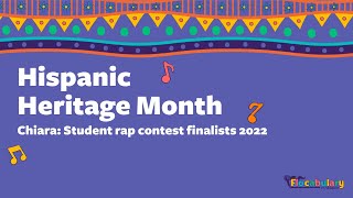 Hispanic Heritage Month Student Contest 2022 Finalist: Chiara