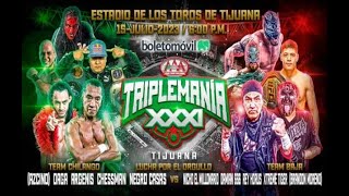 Resultados Triplemania XXXI Tijuana 2023 Esquina Ruda Metalera