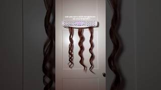 Thin Mini Hair Straightener Curls On Long Hair